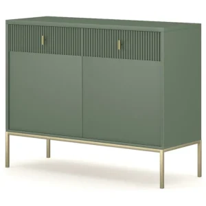 Design Moderno e Funzionale Credenza MAGGIORE SB104 2D2D 104x39x83 Verde
