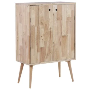 2 Door Rubberwood Sideboard Light CHANDLER per 6-8 Persone