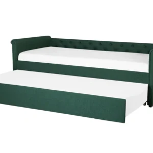 Fabric EU Minuscolo Single Trundle Bed Green LIBOURNE Made Italy
