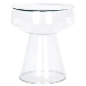 Glass Side Table Transparent LAGUNA