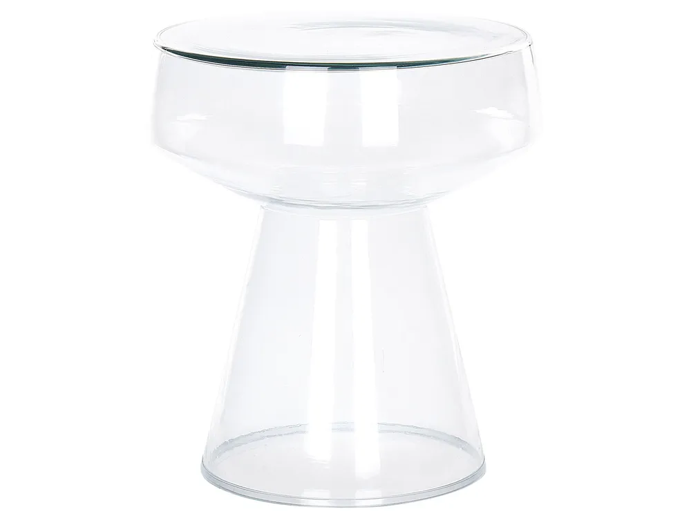 Glass Side Table Transparent LAGUNA