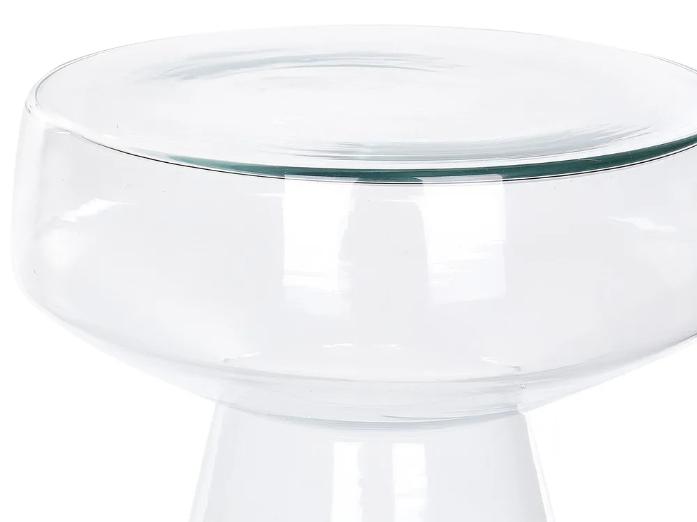 Glass Side Table Transparent LAGUNA