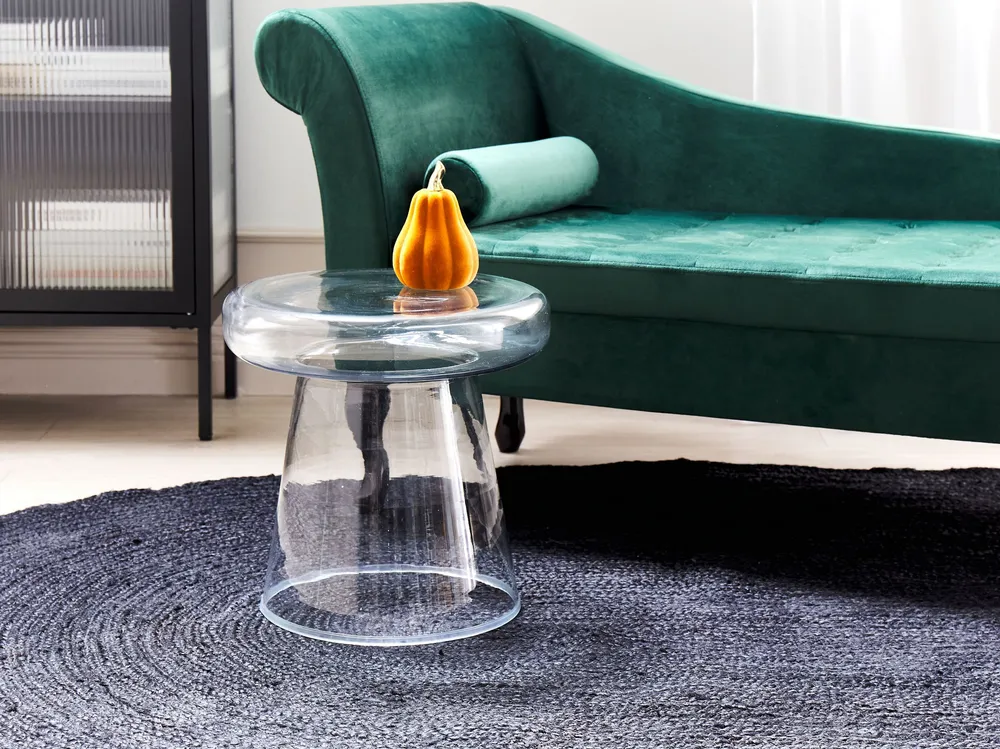 Isola Cucina Glass Side Table Cristallino CALDERA
