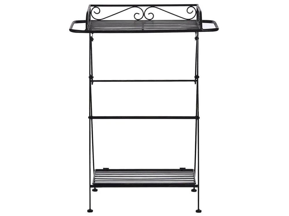 Metal Side Table Black ANCUD