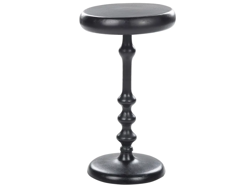 Metal Side Table Black ATAPO