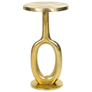 Metal Side Table Gold APITI