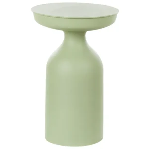 Metal Side Table Green TENJO