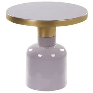 Metal Side Table Violet LOMITA