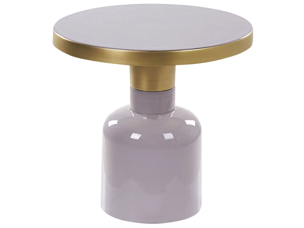 Metal Side Table Violet LOMITA