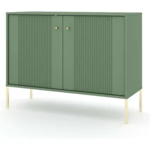 Panchetta con Contenitore Credenza ISEO SB104 2D 104x39x79 Verde