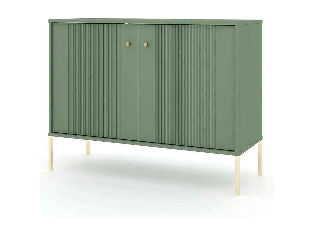 Panchetta con Contenitore Credenza ISEO SB104 2D 104x39x79 Verde