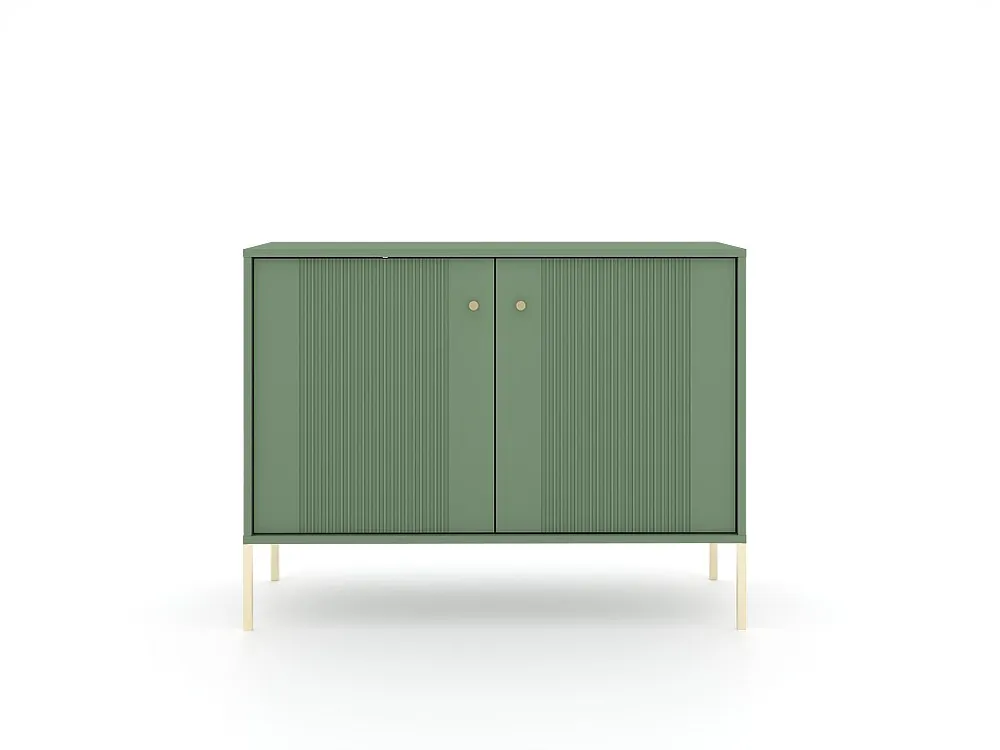 Panchetta con Contenitore Credenza ISEO SB104 2D 104x39x79 Verde