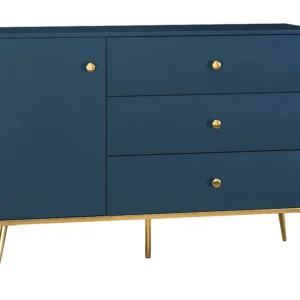 Panchetta con Contenitore Credenza MARINE SB120 1D3D 120x40x85 Blu