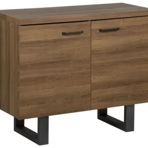 Panchetta con Contenitore 2 Door Sideboard Dark Wood TIMBER
