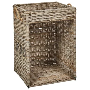 Rattan Side Table Light GADARA Made Italy