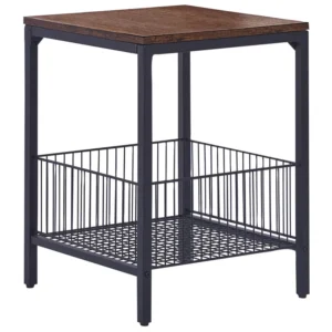 Side Table Dark Wood Nero notte KENNER