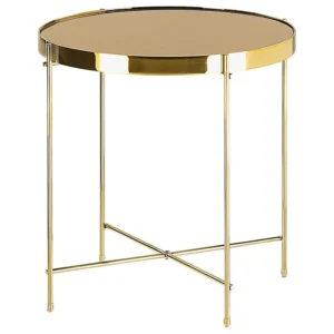 Side Table Gold LUCEA per 6-8 Persone