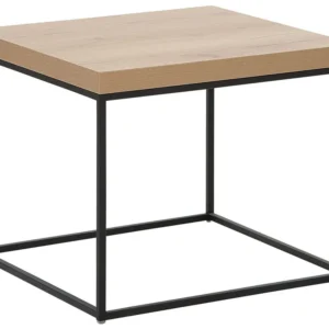 Side Table Light Wood Nero puro DELANO