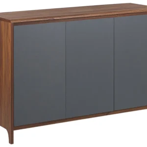 Sideboard Dark Wood Grey MEDFORT