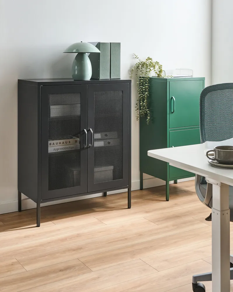 Steel Sideboard Black WAKATIPU
