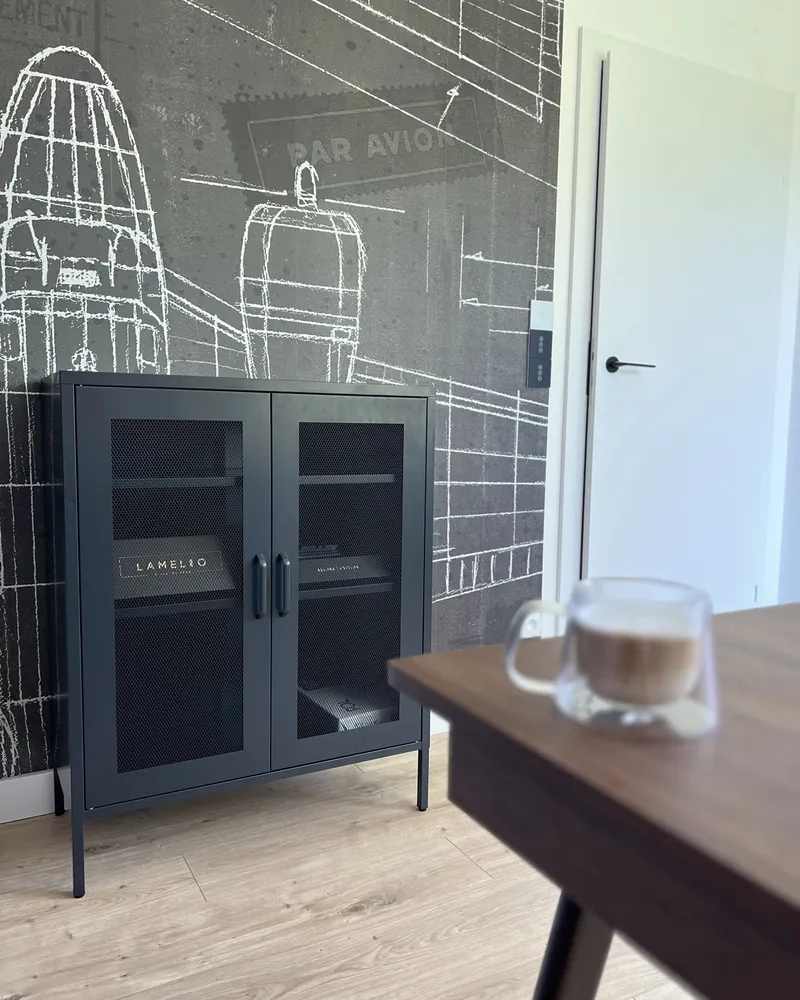 Steel Sideboard Black WAKATIPU