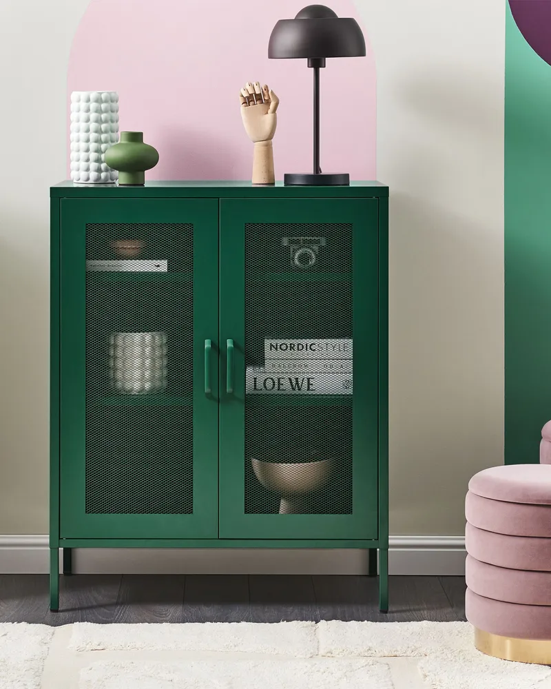 Steel Sideboard Green WAKATIPU