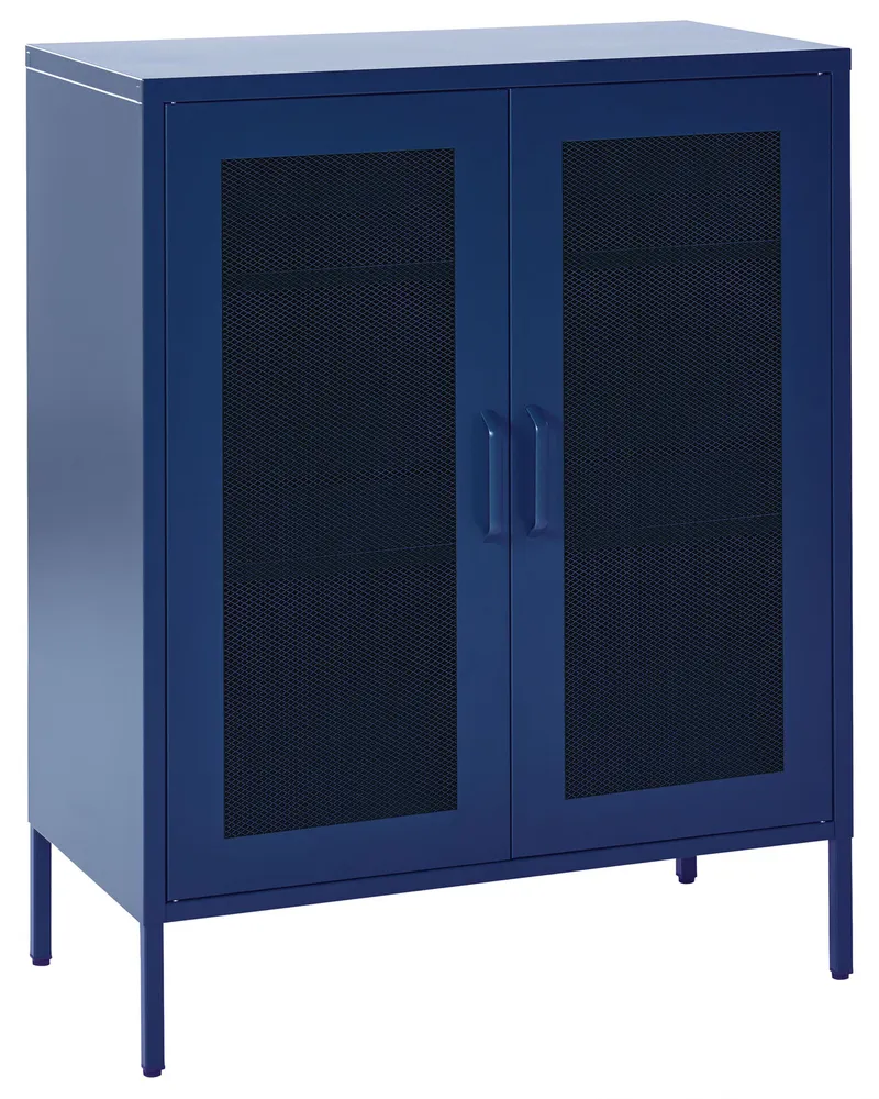 Steel Sideboard Navy Blue WAKATIPU
