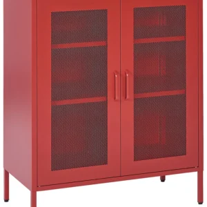 Steel Sideboard Red WAKATIPU