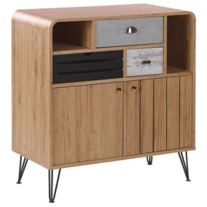 Tavolo Allungabile 3 Drawer Sideboard Light Wood KYLE
