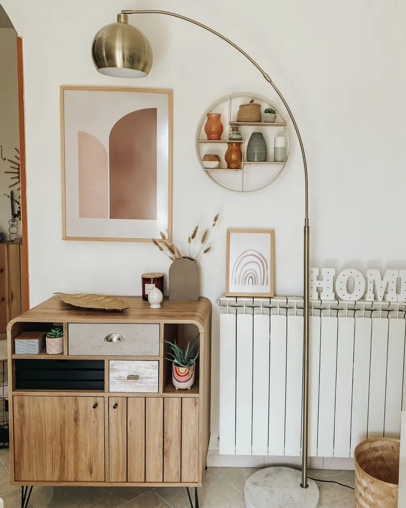 Tavolo Allungabile 3 Drawer Sideboard Light Wood KYLE