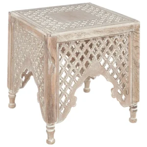 Tavolo Allungabile Mango Wood Side Table Light KADMA