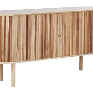 Wooden 2 Door Sideboard 75 cm Light MANARA