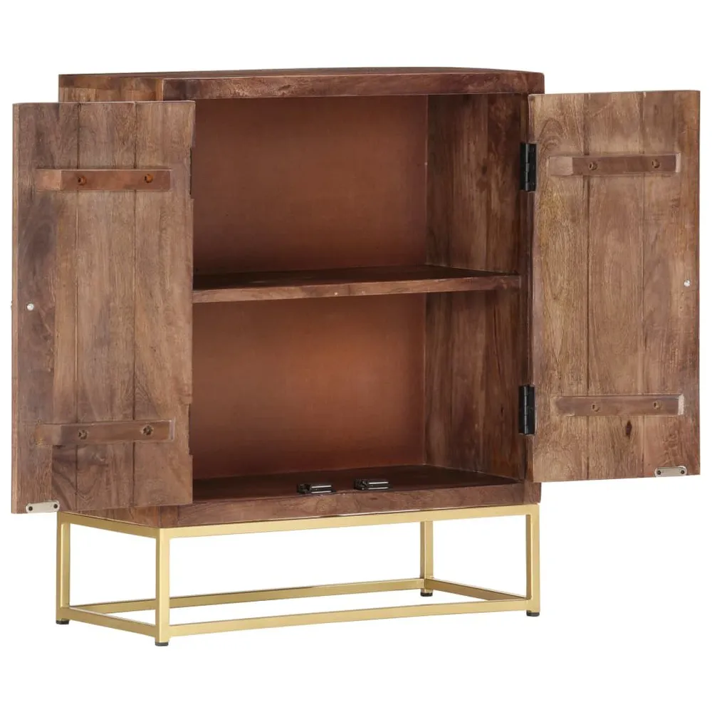 Buffet Pensile Credenza 60x30x75 cm Legno Massello di Mango