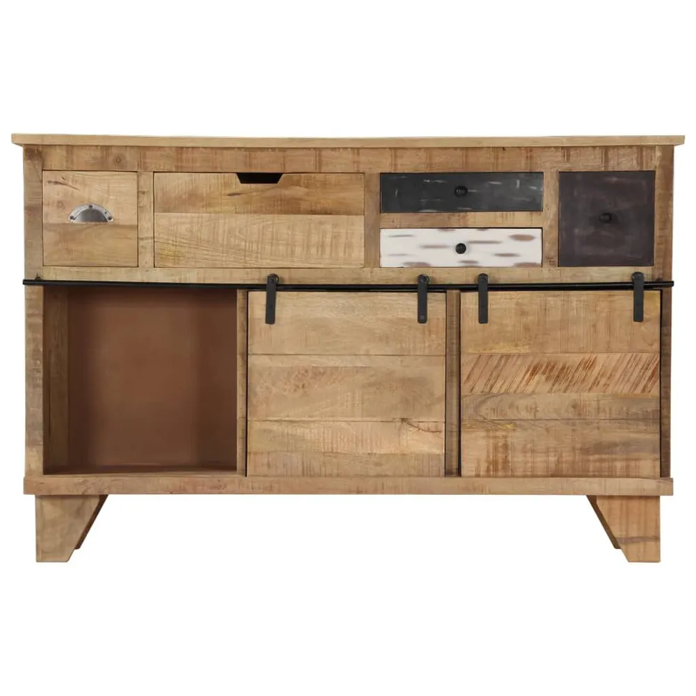 Certificato PEFC/FSC Credenza 140x38x90 cm Legno Massello di Mango