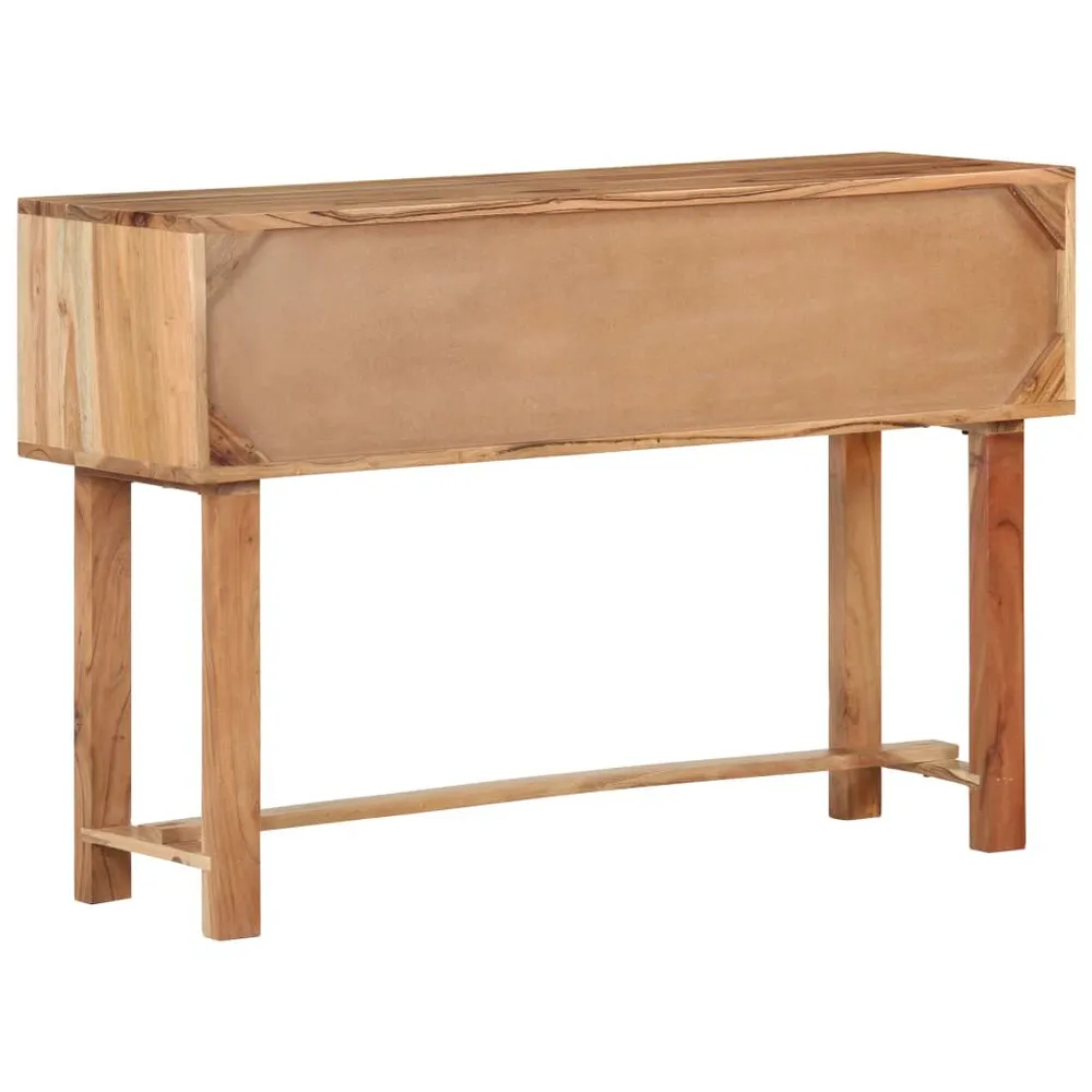 Credenza 115x35x75 cm Legno Massello di Acacia