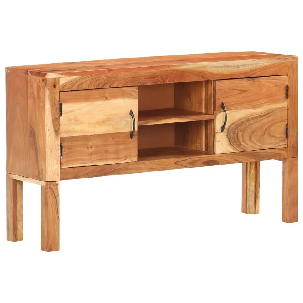 Credenza 116x30x66 cm Legno Massello di Acacia