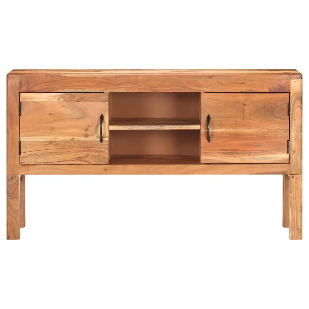 Credenza 116x30x66 cm Legno Massello di Acacia