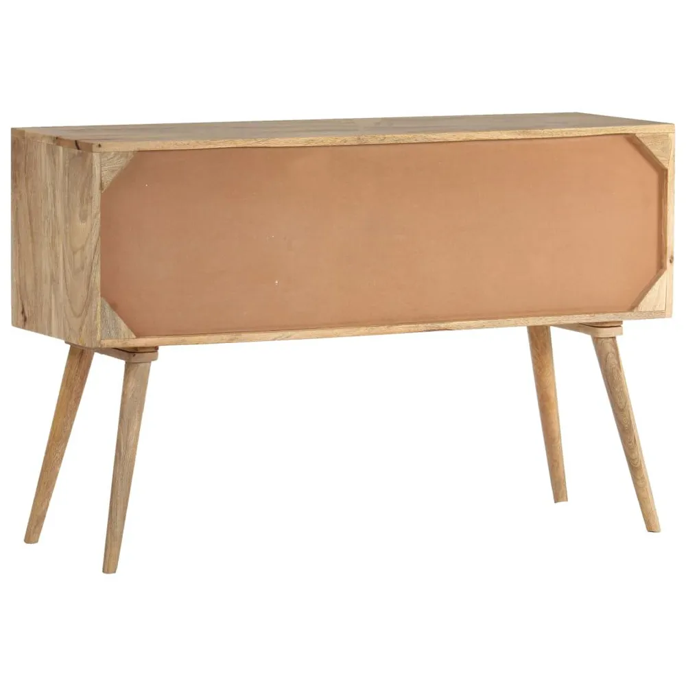 Credenza 118x35x75 cm Legno Massello di Mango