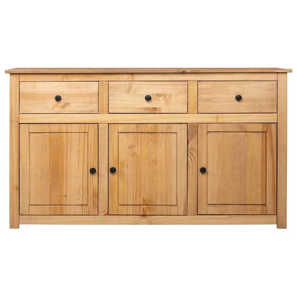 Credenza 135x40x80 cm Legno Massello di Pino Panama Range