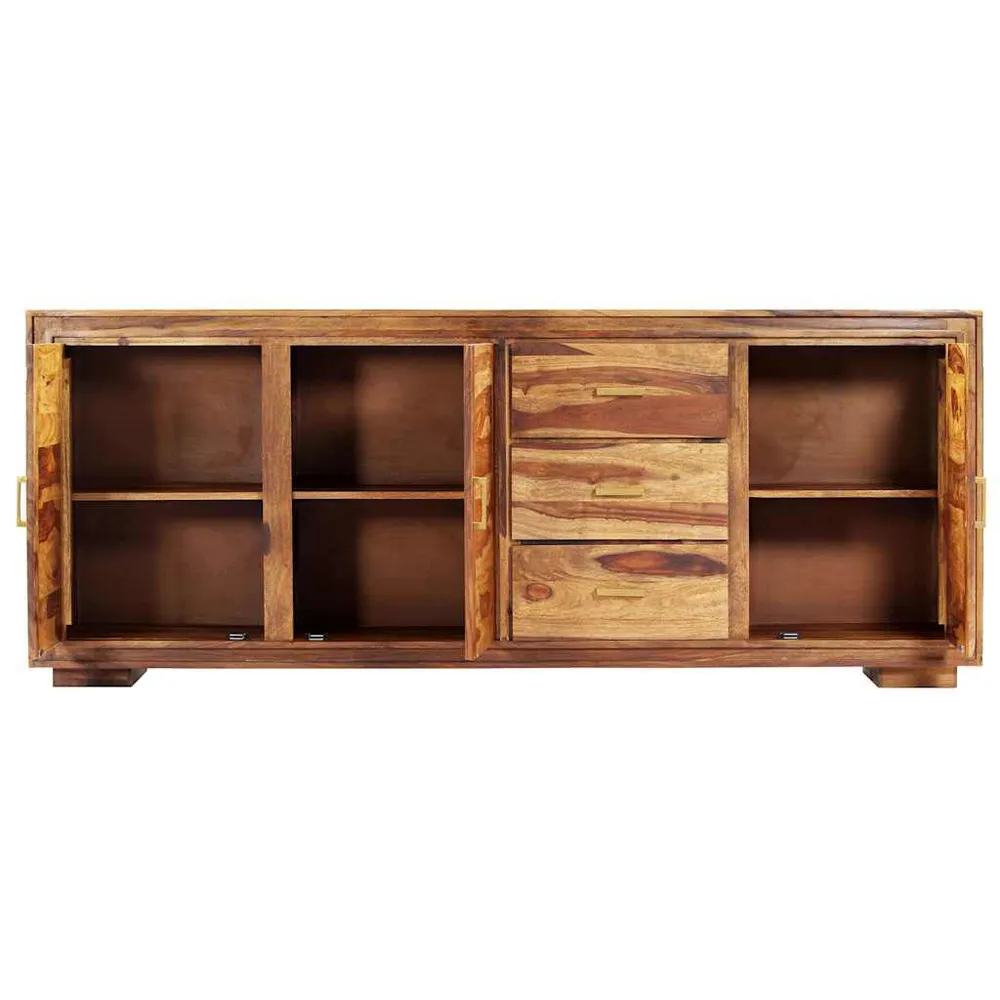 Credenza 200x40x80 cm Legno Massello di Sheesham