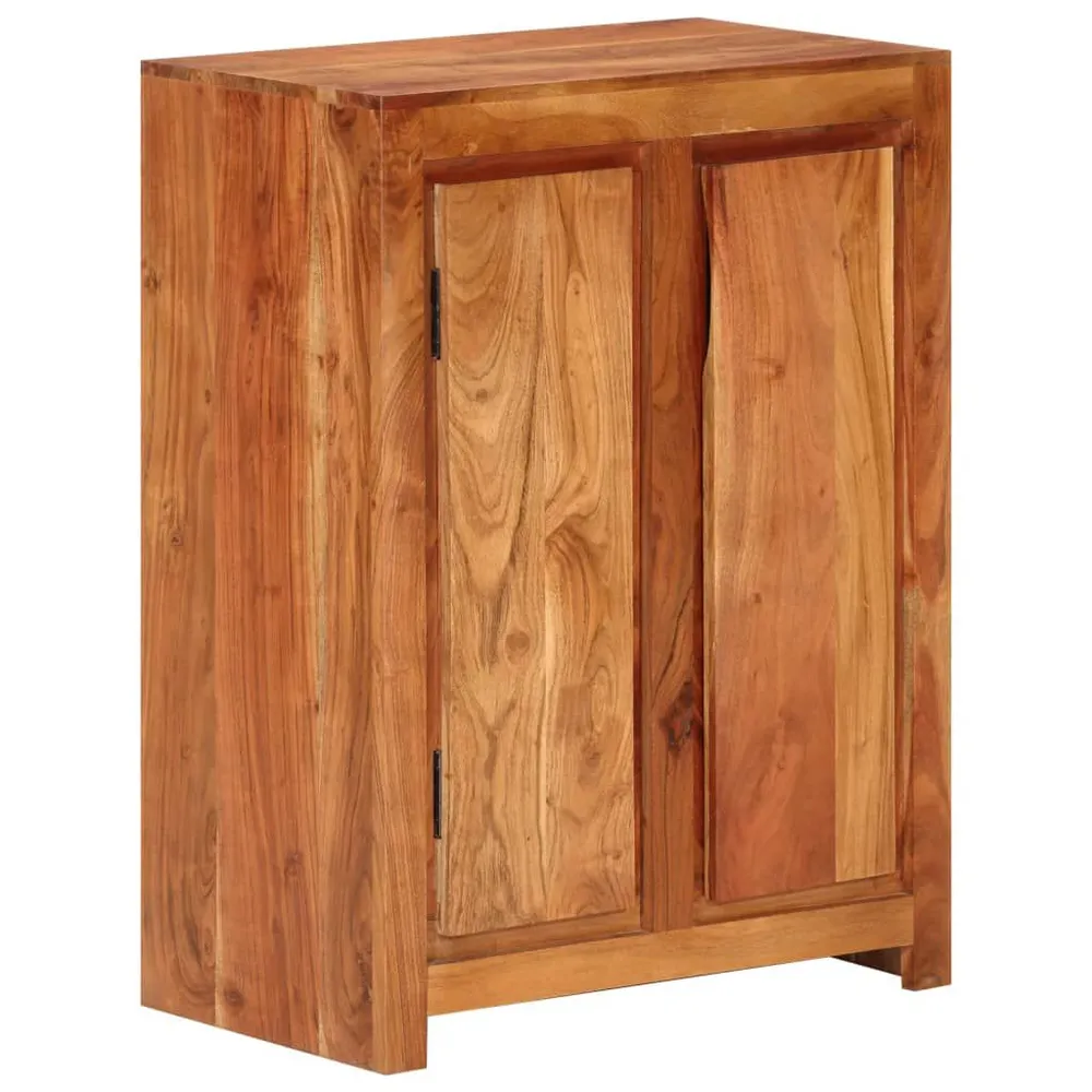 Credenza 55x33x75 cm Legno Massello di Acacia