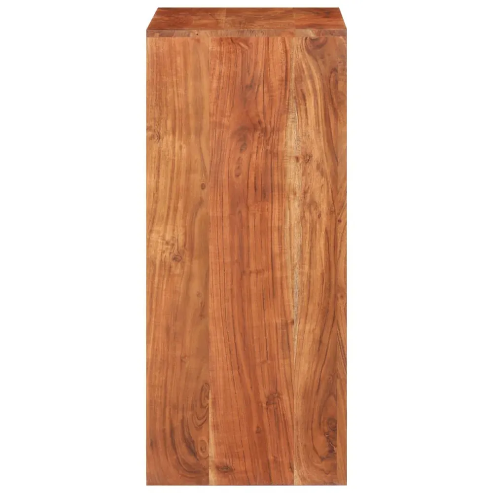 Credenza 55x33x75 cm Legno Massello di Acacia