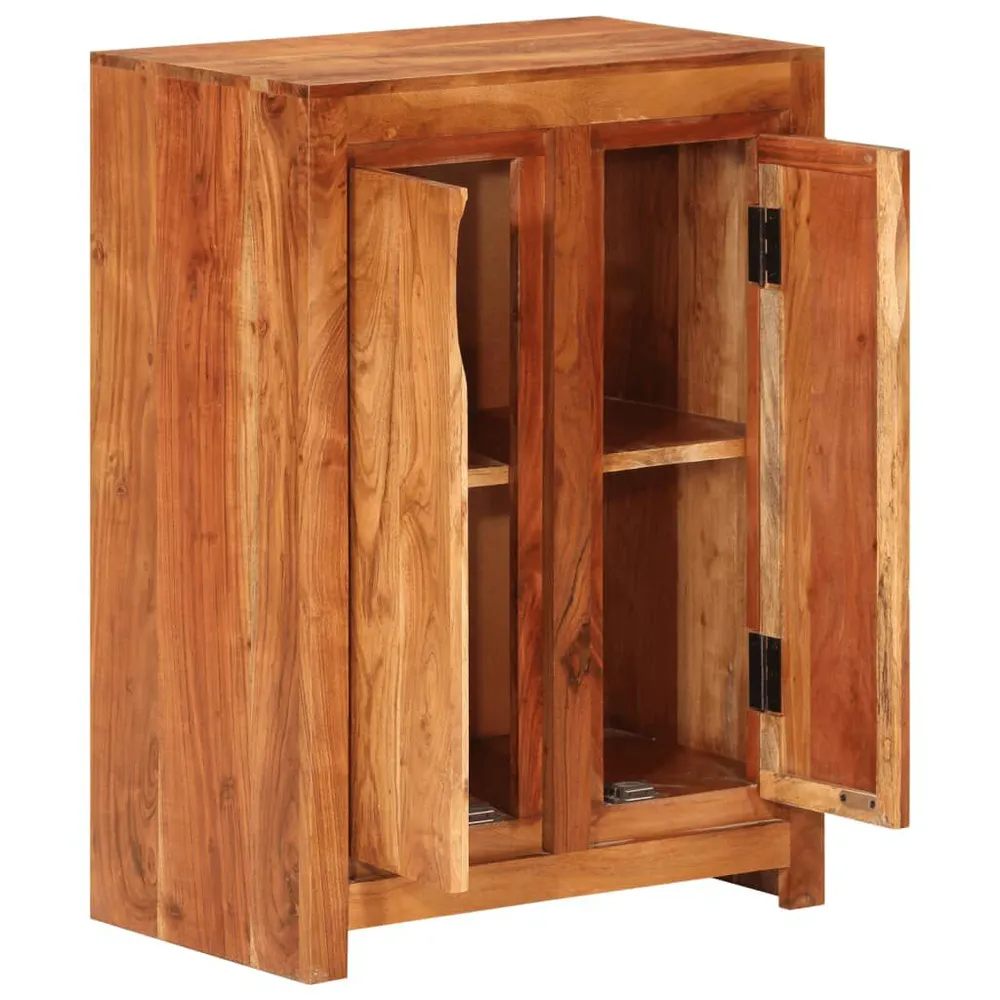 Credenza 55x33x75 cm Legno Massello di Acacia