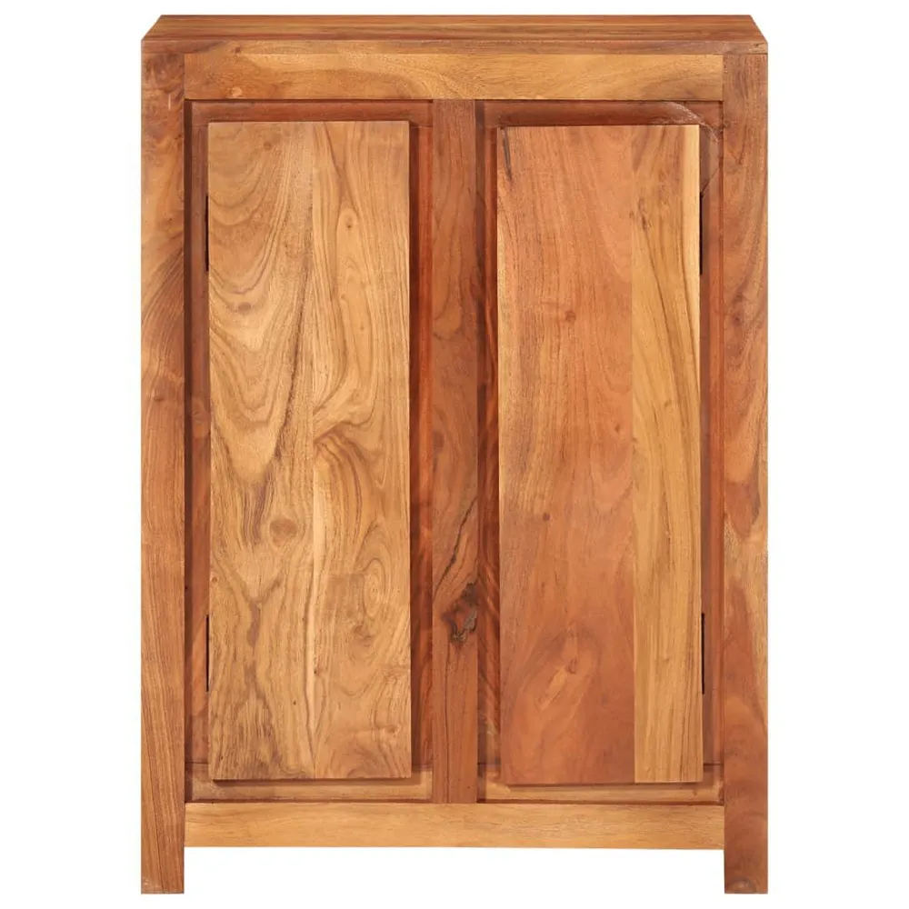 Credenza 55x33x75 cm Legno Massello di Acacia