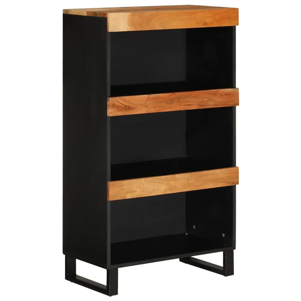 Credenza 60x33x107 cm Legno Massello di Acacia