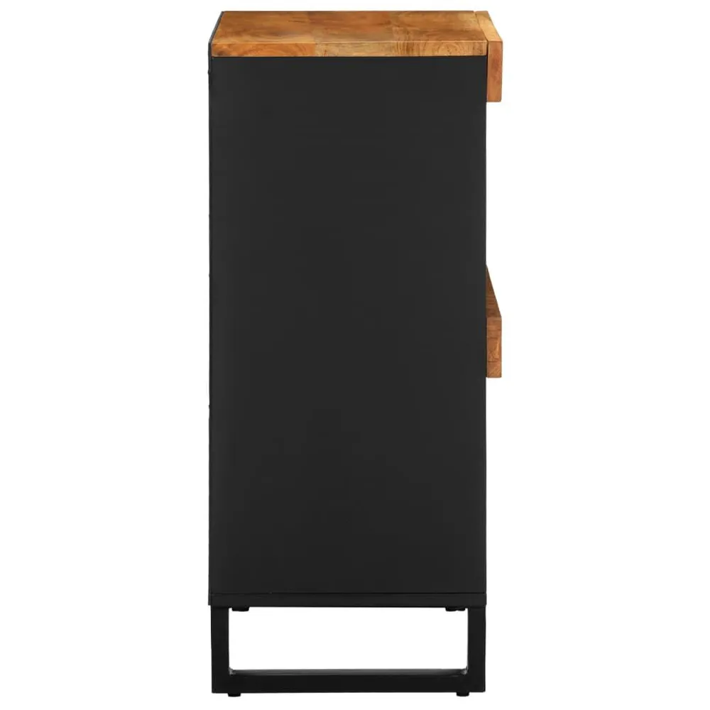 Credenza 60x33x75 cm Legno Massello di Acacia