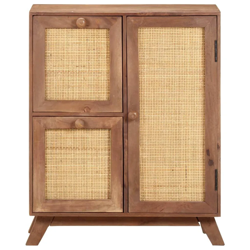 Credenza 60x35x75 cm Legno Massello di Mango - Consegna e Montaggio Inclusi