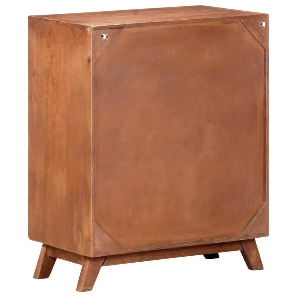 Credenza 60x35x75 cm Legno Massello di Mango - Consegna e Montaggio Inclusi