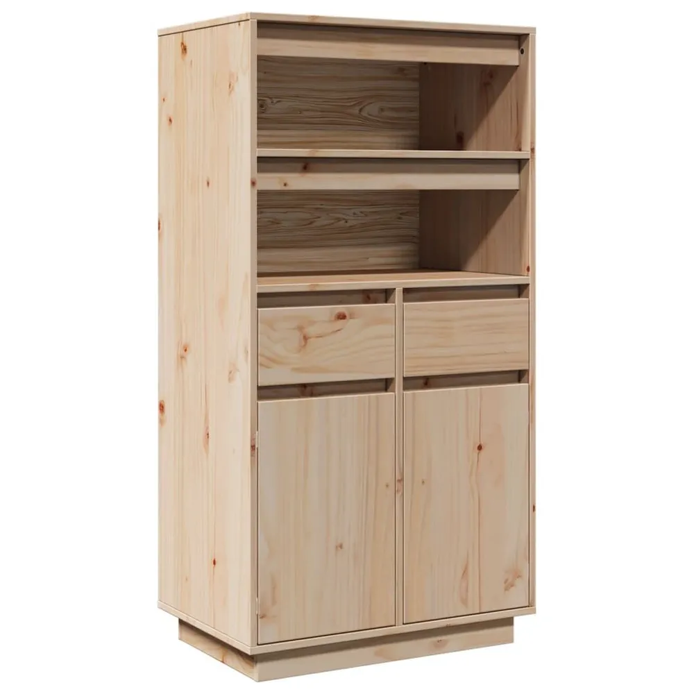 Credenza 60x40x116,5 cm Legno Massello di Pino