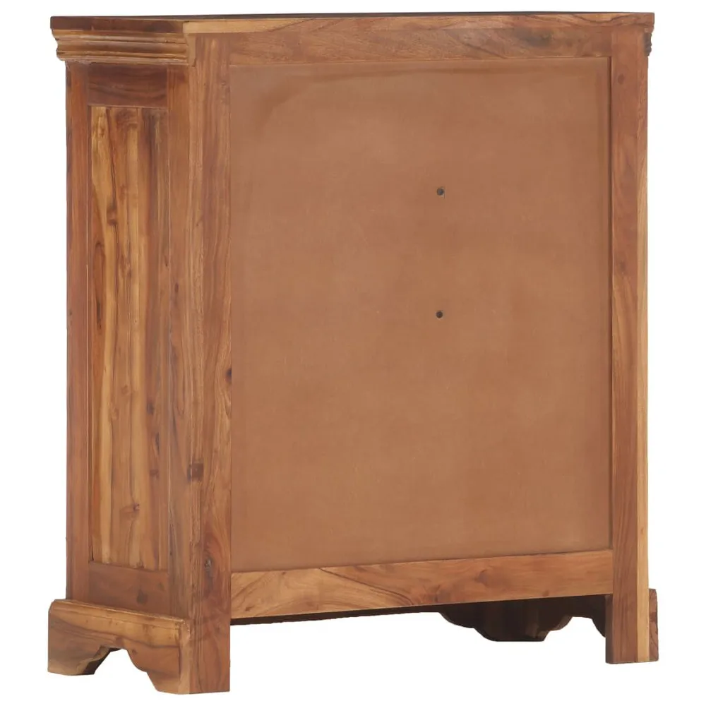 Credenza 62x30x75 cm Legno Massello di Acacia